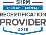 2019 SHRM Recertification Provider CP-SCP Seal