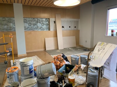Reception area