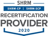SHRM Recertification Provider CP-SCP Seal 2020